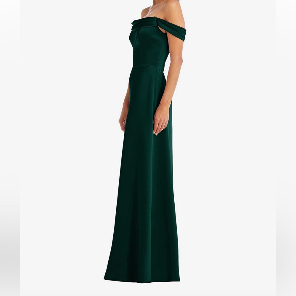Women's Draped Pleat Off-the-Shoulder Maxi Dress size 2